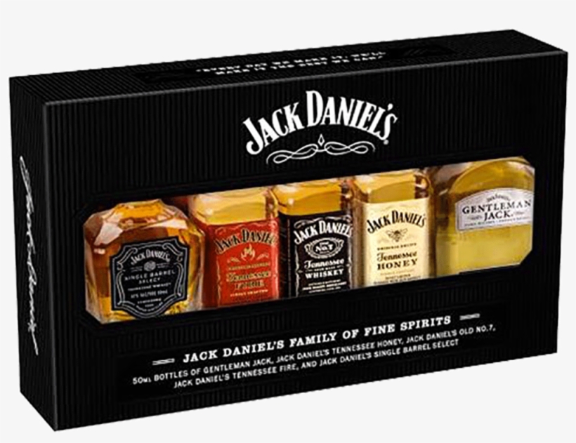 Jack Daniel's Family Of Brands Sampler - Jack Daniels Gift Set, transparent png