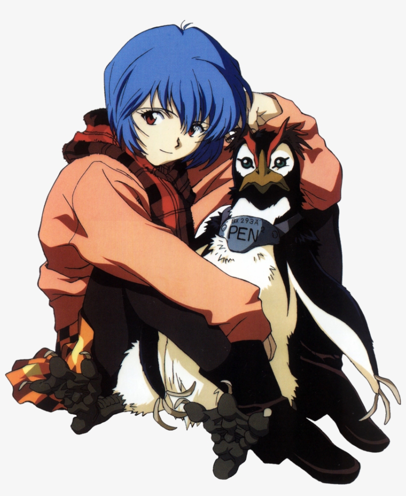 Neon Genesis Evangelion - Rei Ayanami Penguin, transparent png