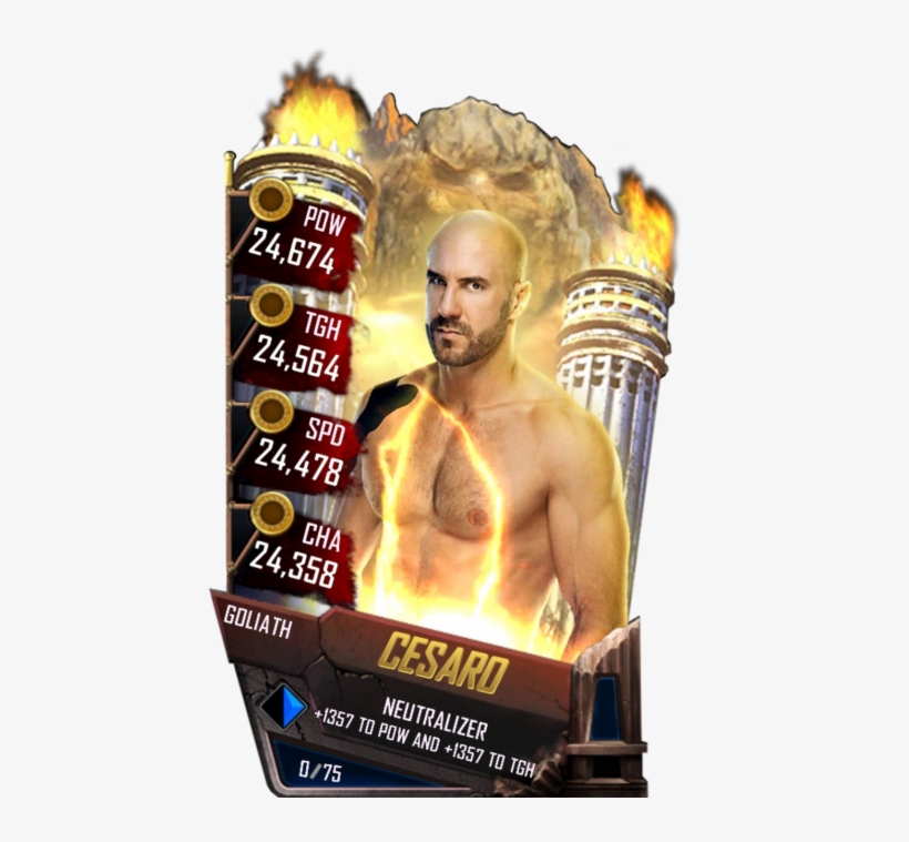 Cesaro S4 20 Goliath - Finn Balor Wwe Supercard, transparent png