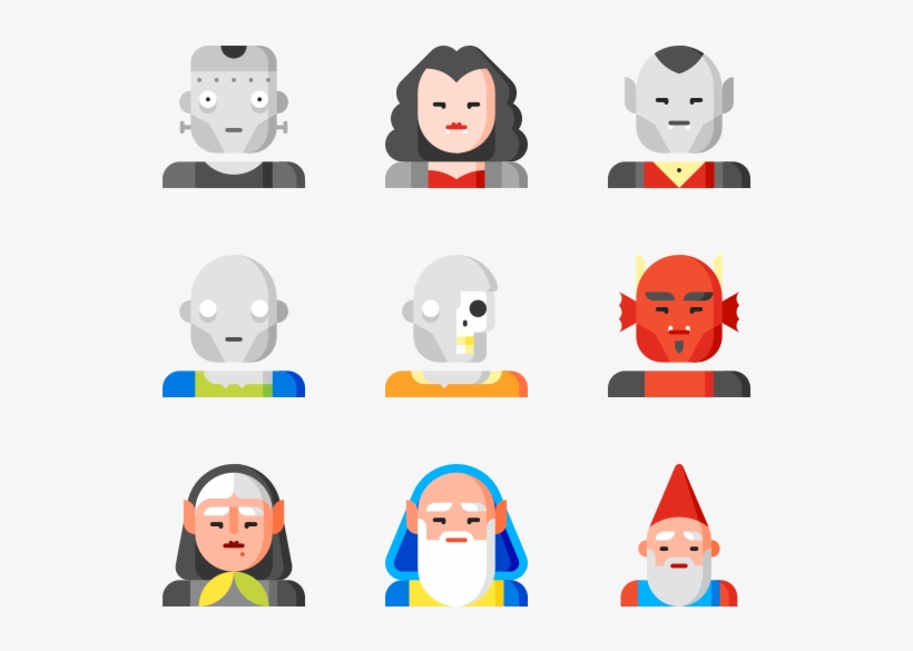 Fantastic Characters, transparent png