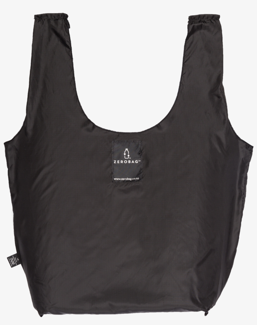 Photograph Of Reusable Black Grocery Bag Made From - Vest, transparent png