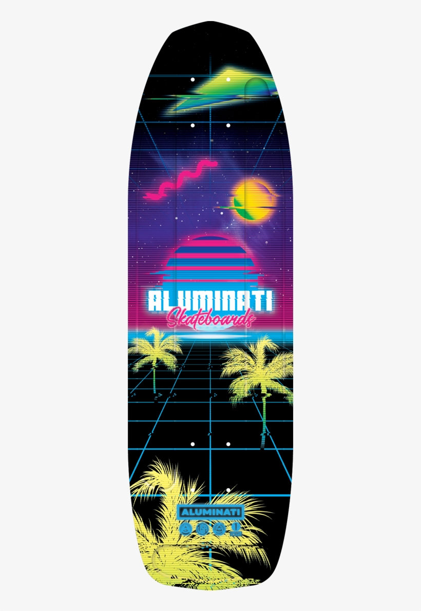 Aluminati Betamax Aluminum Deck - Skateboard Deck, transparent png