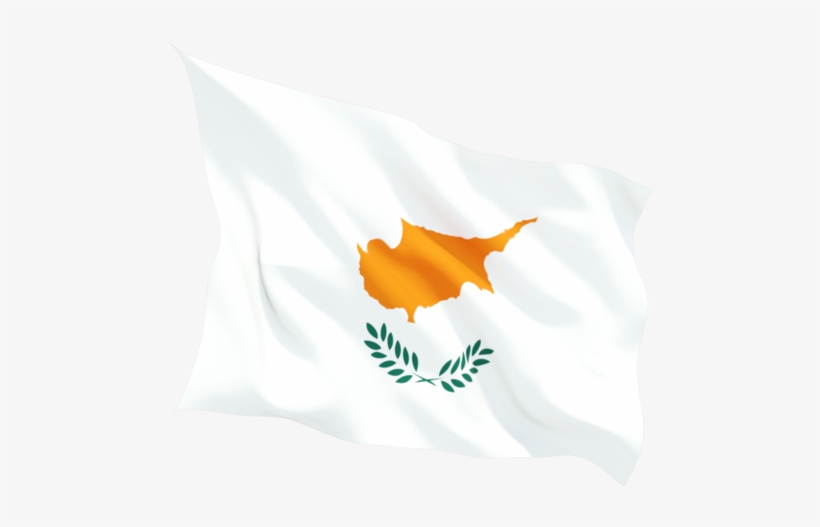 Graafix Flag Of Cyprus Flags - Cyprus Waving Flag Png, transparent png