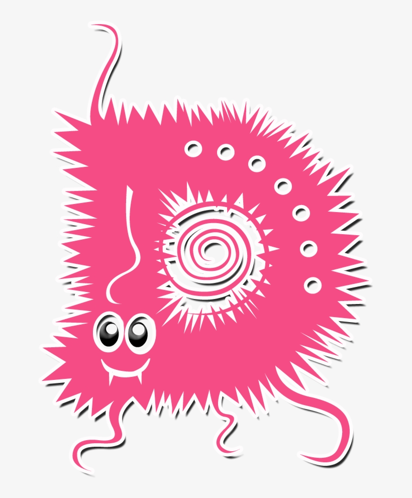 B *✿*monstruitos Rosas Formato Png, Letras Decoradas, - Illustration, transparent png