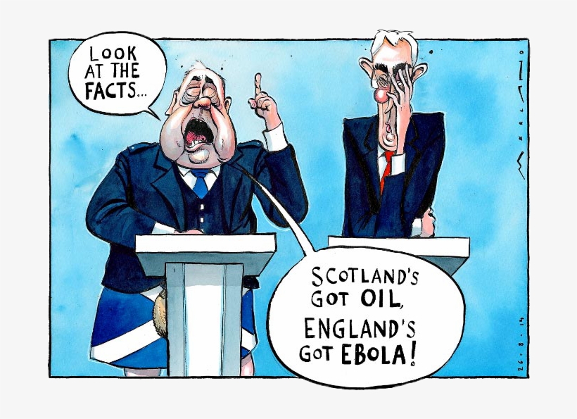 Alex Salmond - Cartoon, transparent png