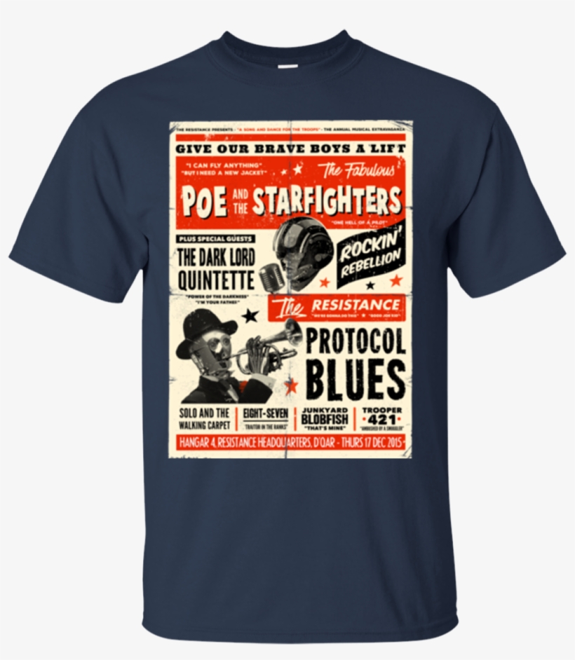Poe And The Starfighters T-shirt - Active Shirt, transparent png