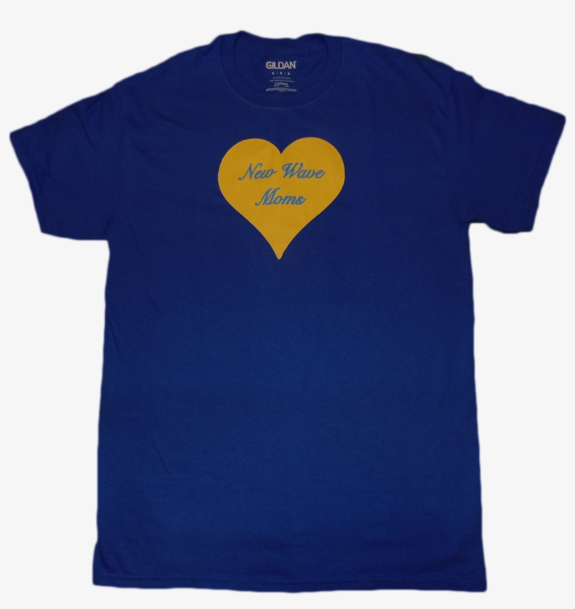 New Wave Moms Blue And Yellow - Active Shirt, transparent png