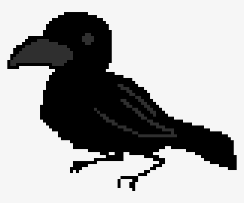 Raven Sitting - Silhouette, transparent png