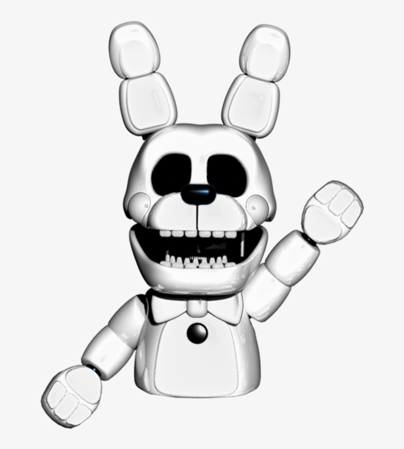 White Rabbit Puppet By Pkthunderbolt100 - Fnaf Fredbear Hand Puppet, transparent png