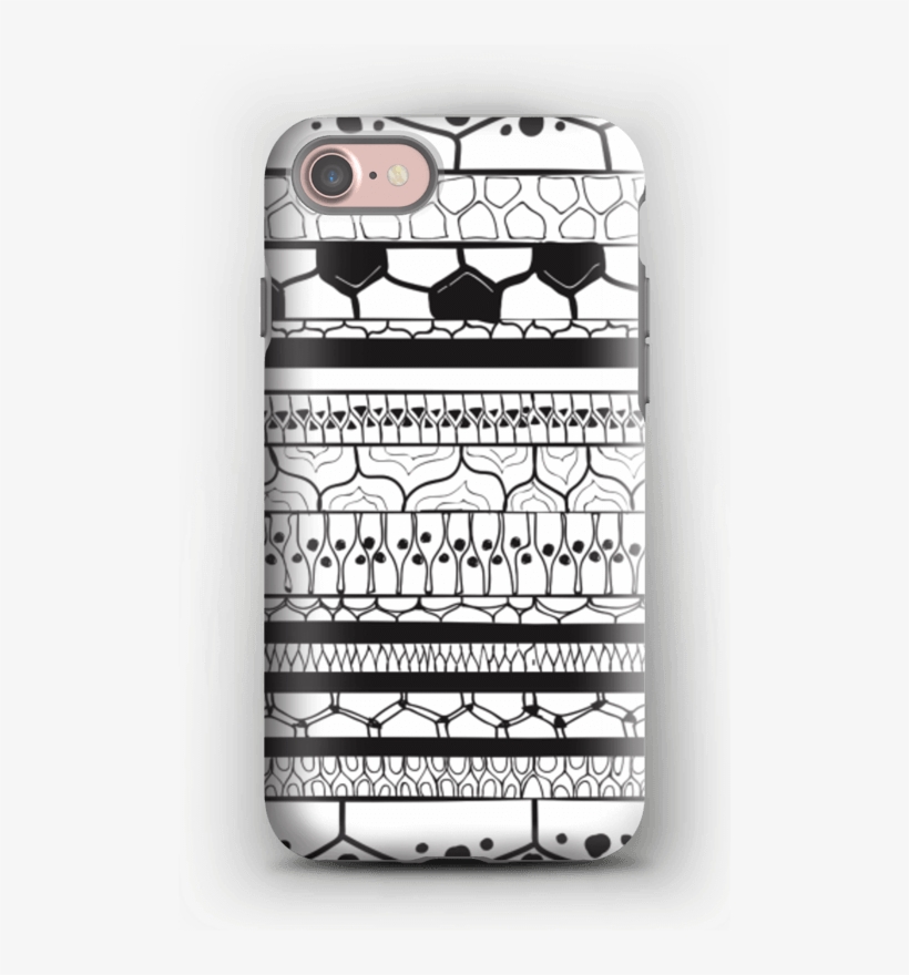 Black Stripes Case Iphone 7 Tough - Mobile Phone Case, transparent png
