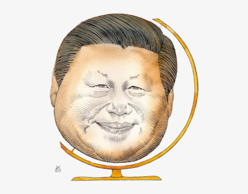 While At The Same Time, Xi Jinping, China's Powerful - Xi Jinping Sketch, transparent png