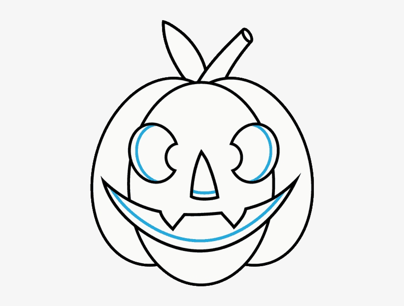 How To Draw Jack O Lantern - Jack-o'-lantern, transparent png