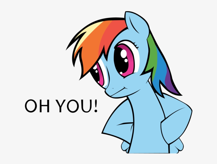 So Rude Of You - Rainbow Dash Oh You, transparent png