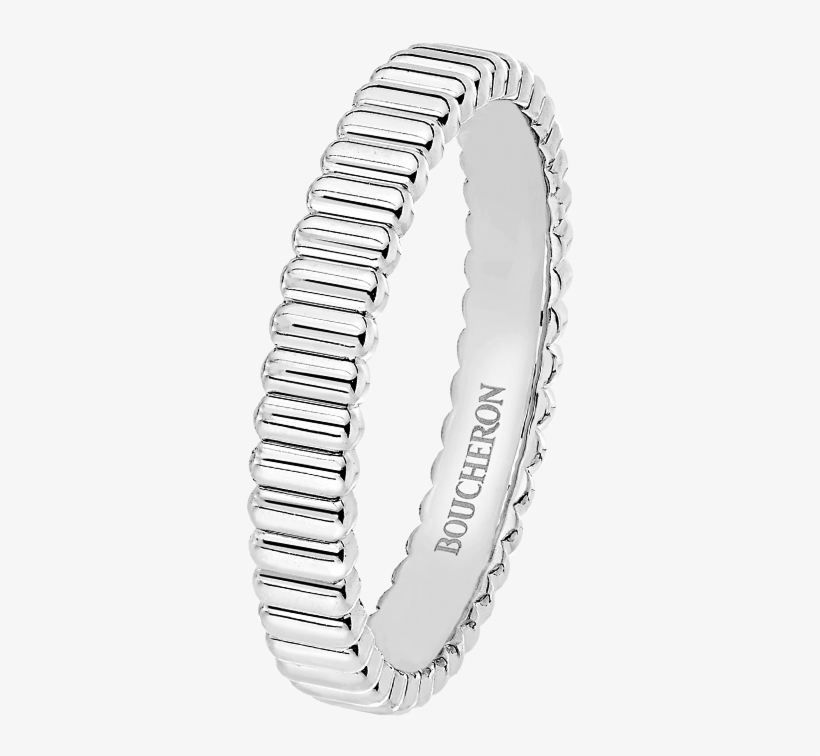 Grosgrain White Gold Wedding Band - Ring, transparent png