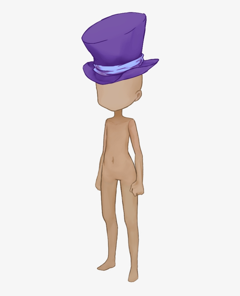 Top Hat Purple - Cartoon, transparent png