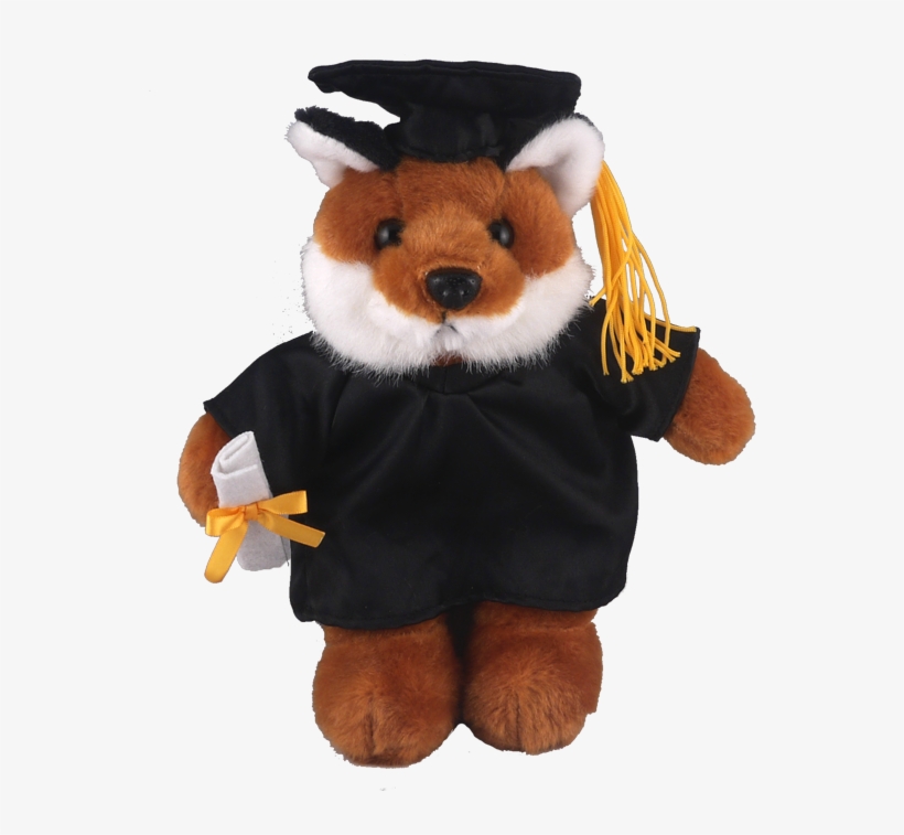 Fox - Fox With Graduation Cap, transparent png
