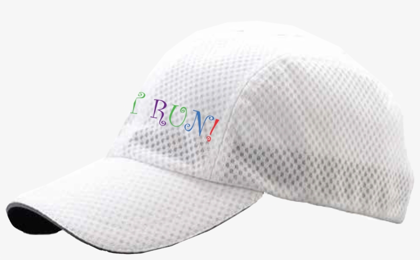 Runner's Cap, White - Baseball Cap, transparent png