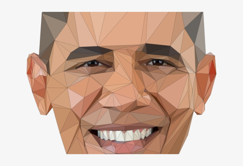 Portrait Clipart Obama - Barack Obama, transparent png