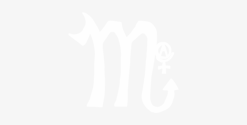 In Short Form, The Logo Features Only The Scorpio Glyph, - Calligraphy, transparent png