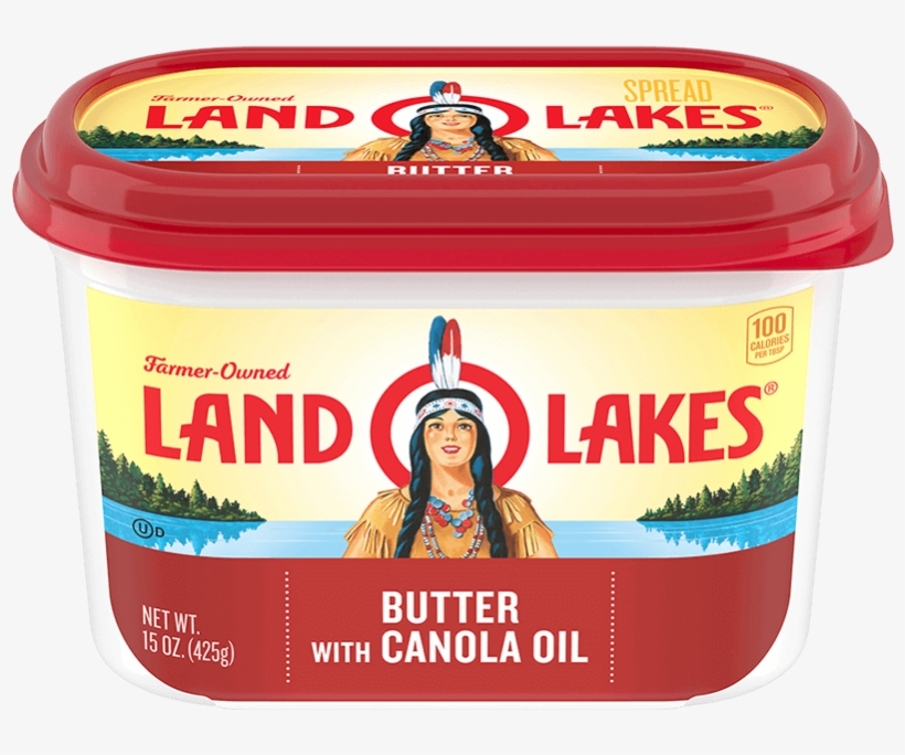 Land O'lakes Butter With Canola Oil - Land O Lakes Butter With Canola Oil, transparent png
