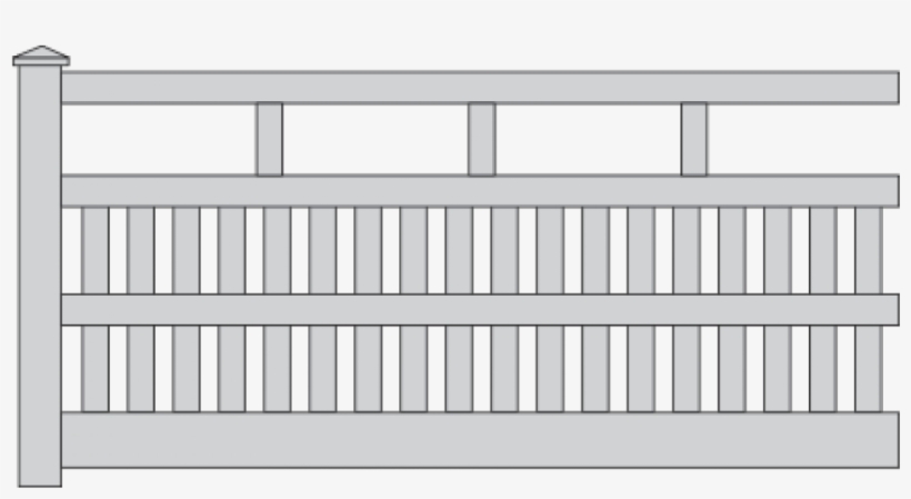Rosella Picket Fence - Fence, transparent png