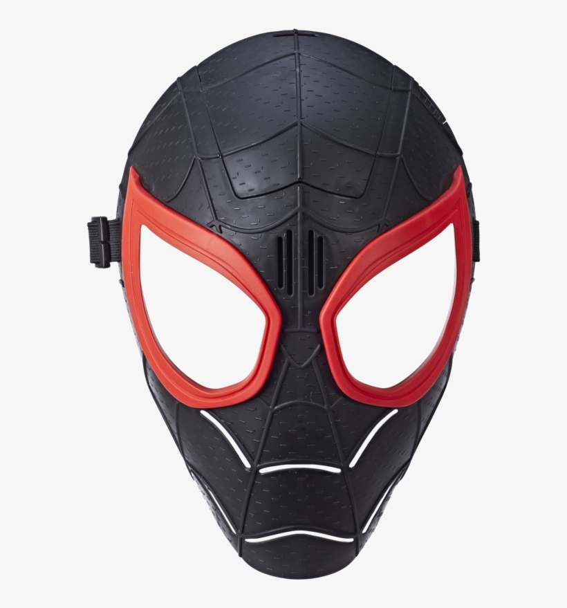 Spider Man Into The Spider Verse - Miles Morales Spiderman Mask, transparent png