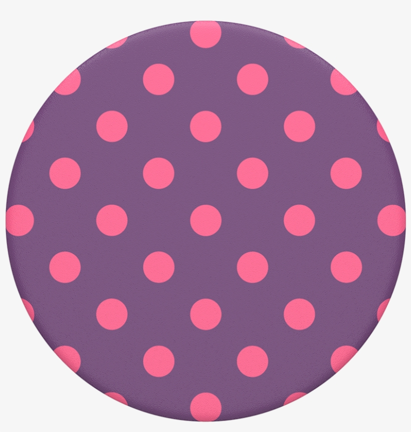 Polka Time Purple - Popsockets, transparent png