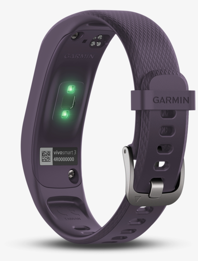 Garmin Vivosmart 3 Purple - Garmin Vivosmart 3 Silver Large, transparent png