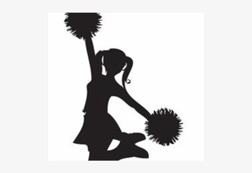 Cheerleader Silhouette, transparent png