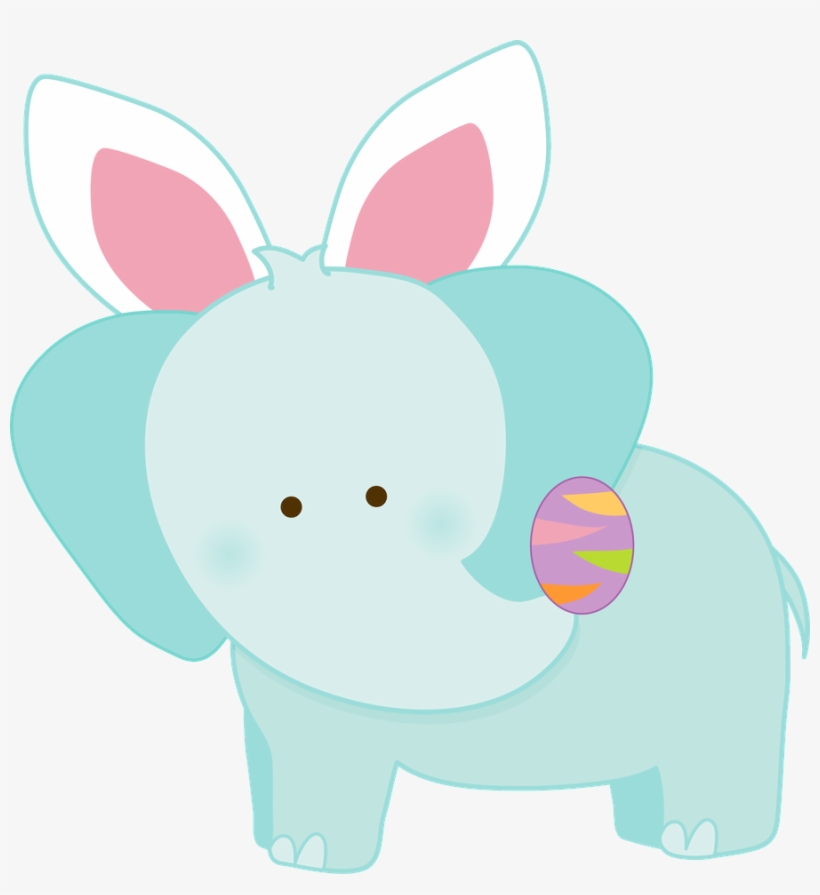 Easter Elephant - Easter Elephant Clipart, transparent png