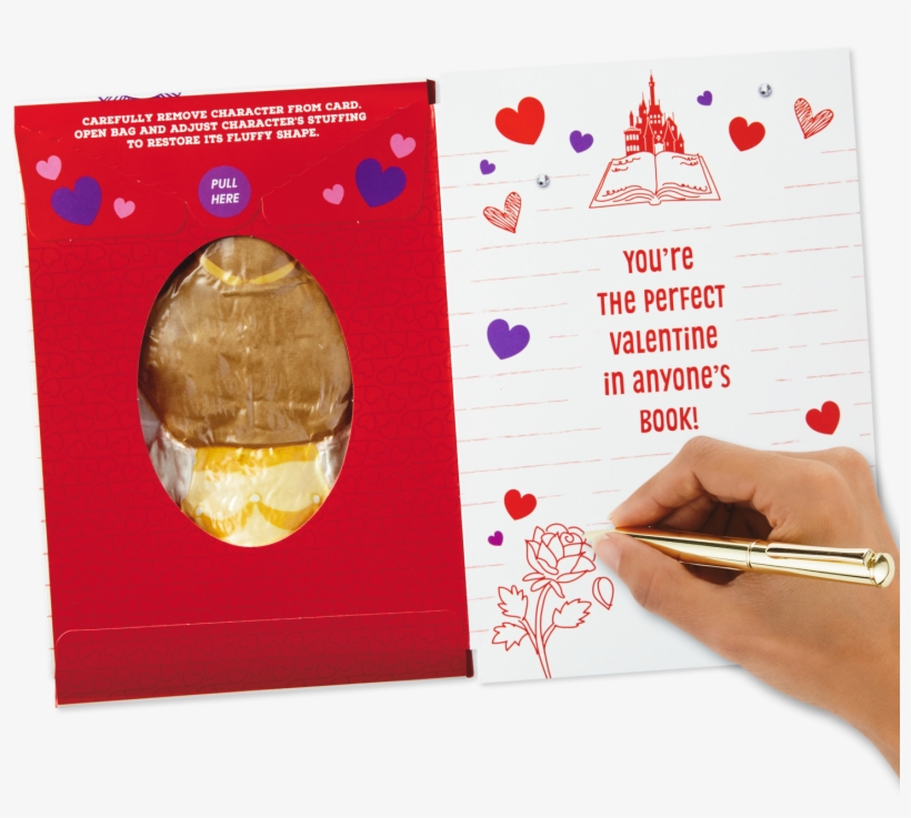Itty Bittys® Beauty And The Beast Belle Valentine's - Writing, transparent png