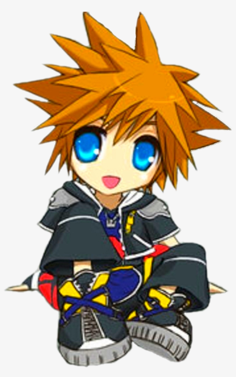 Sora From Kingdom Of Hearts - Sora Chibi, transparent png