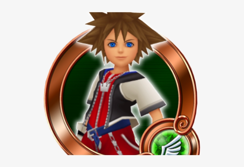 Kingdom Hearts Clipart Sora - Kingdom Hearts Medals Sora, transparent png
