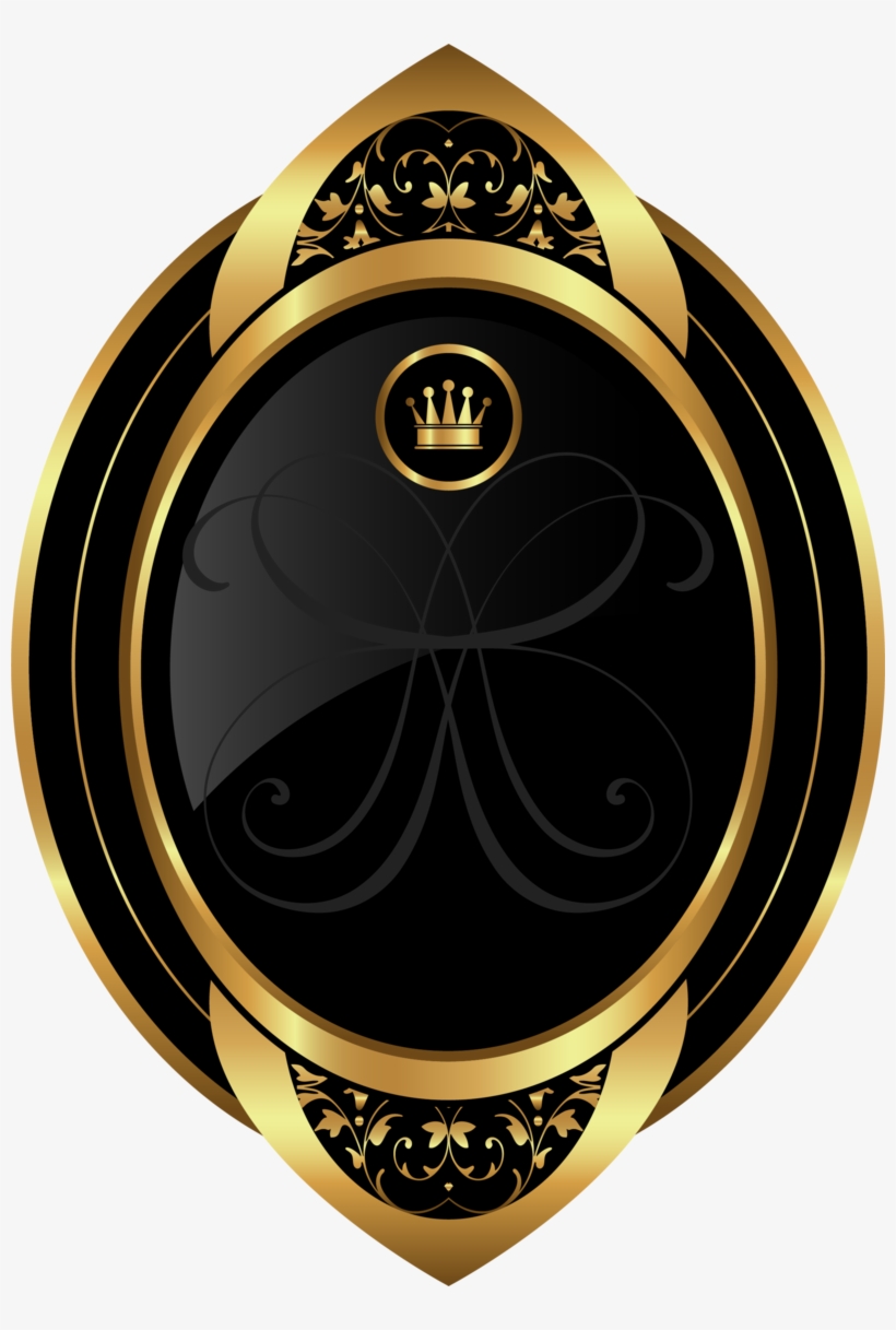 Painted Golden Crown Hand Free Clipart Hq - Circle, transparent png