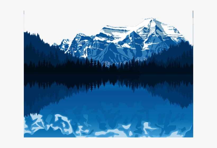 Alaska Clipart Snowy Mountains - Landscape Mountains Clip Art, transparent png