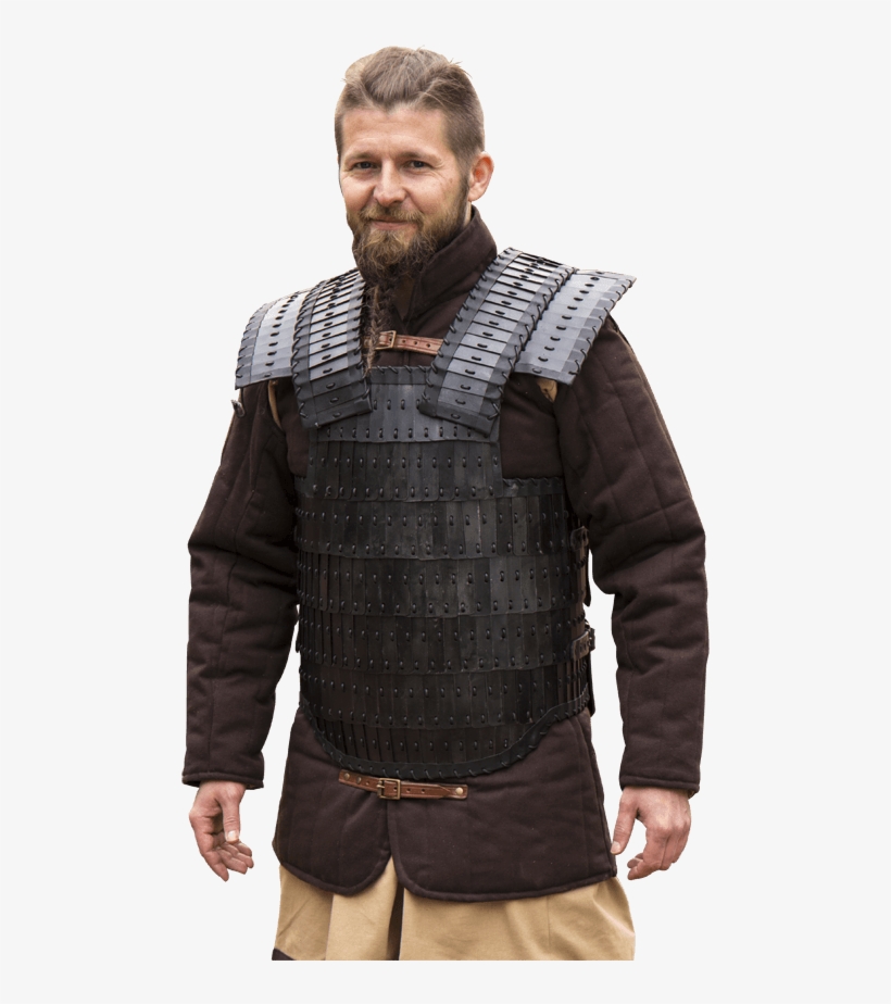 Wearable Dark Viking Armo - Open Leather Motorcycle Jacket, transparent png