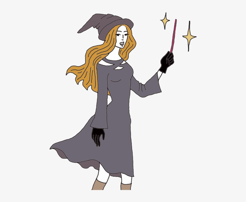 Wand Symbol In Tea Leaves - Cartoon, transparent png