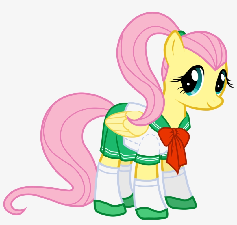 Fluttershy Pinkie Pie Rainbow Dash Rarity Applejack - My Little Pony School Dress, transparent png