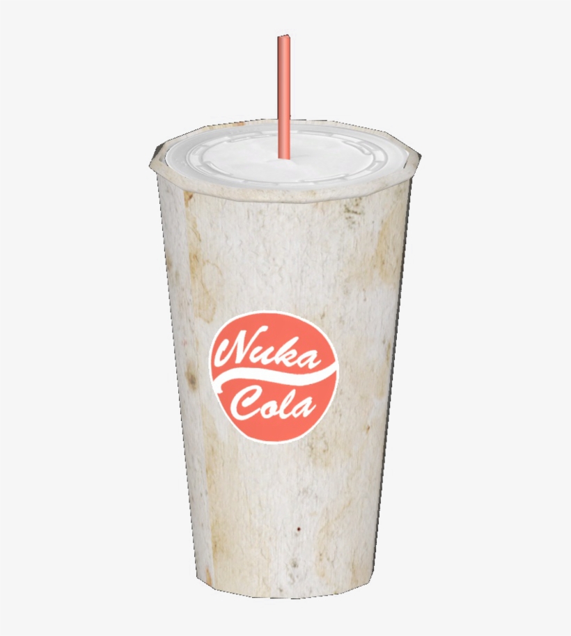 Nuka-cola Cup And Straw - Frappé Coffee, transparent png