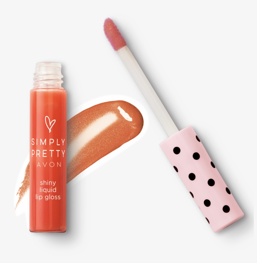 Simply Pretty Shiny Liquid Lip Gloss 3ml - Avon Simply Pretty New Product, transparent png