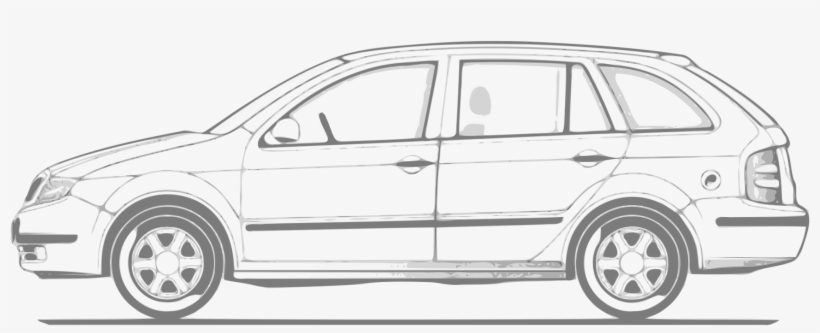 Big Image - Cartoon Car Side View, transparent png
