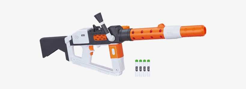 First Order Stormtrooper Deluxe Nerf Blaster - Nerf Star Wars Blaster, transparent png