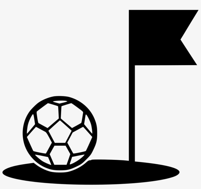 Foot Field Soccer Flag Border Game Comments - Football, transparent png