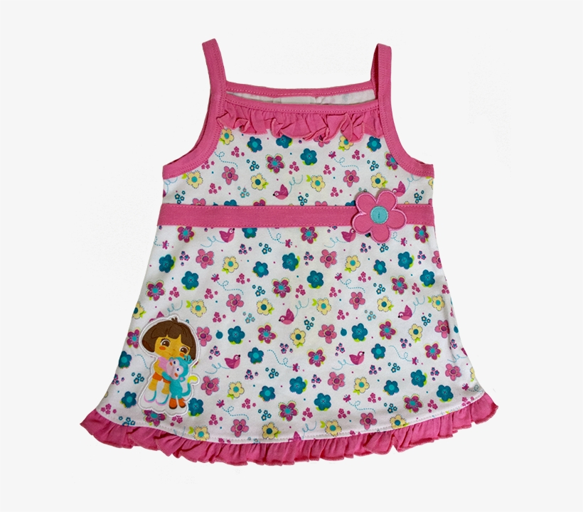 Baby Dora Explorer Adorable Infant Dress & Bloomers - Pattern, transparent png