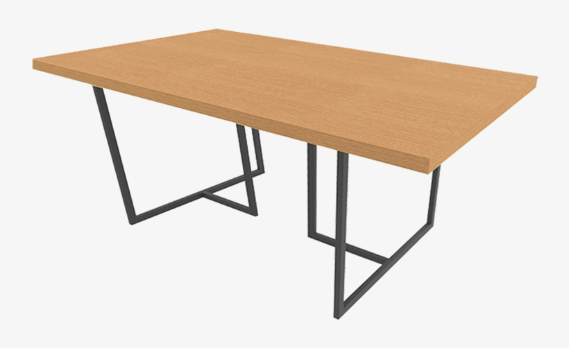 Mesa Hyuna Retangular Pequena Natural - Folding Table, transparent png