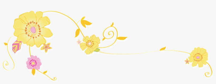 Beautiful Flower Pattern Image - 韩国 花边, transparent png
