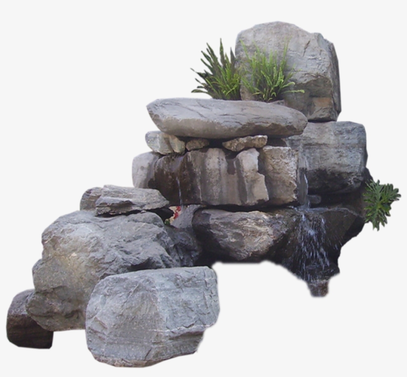 Rock Rocks Water Waterfall Nature Landescape - Waterfall Rocks Png Transparent, transparent png