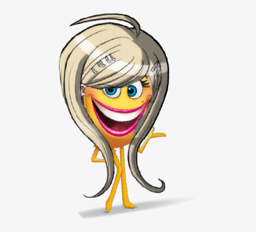 Ndrv3 Drv3 Kaede Akamatsu Emoji Movie Smiler - Cartoon, transparent png