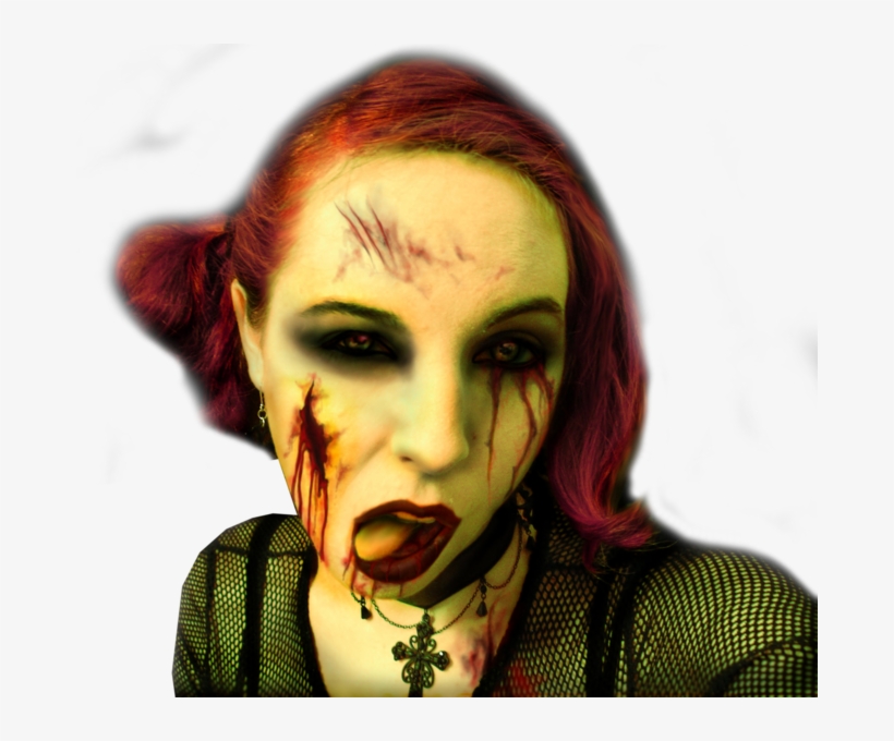 Zombie Girl - Zombie Girl Art, transparent png