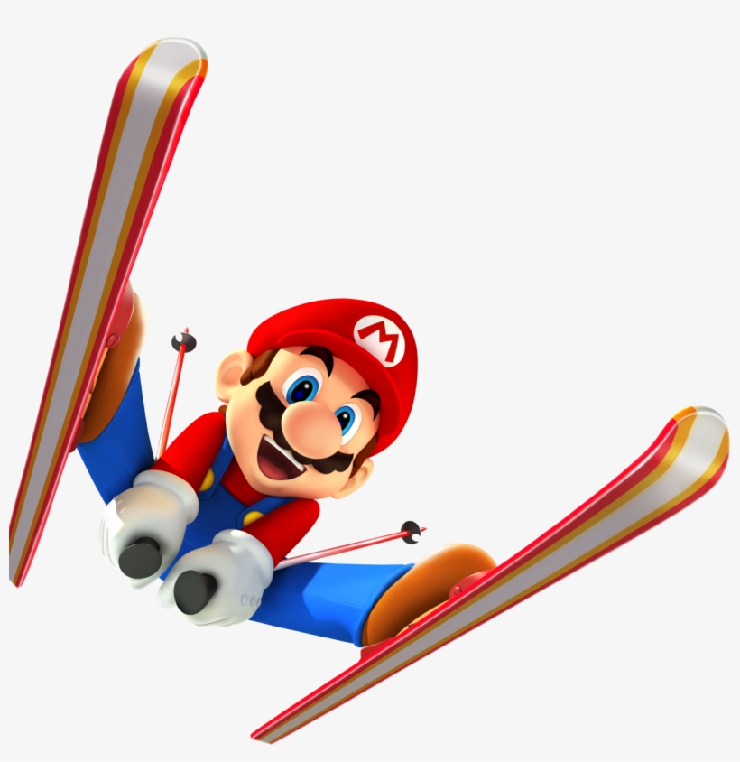 Mario Image - Mario And Sonic At The Olympic Winter Games Mario, transparent png